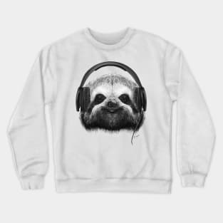 Sloth DJ Crewneck Sweatshirt